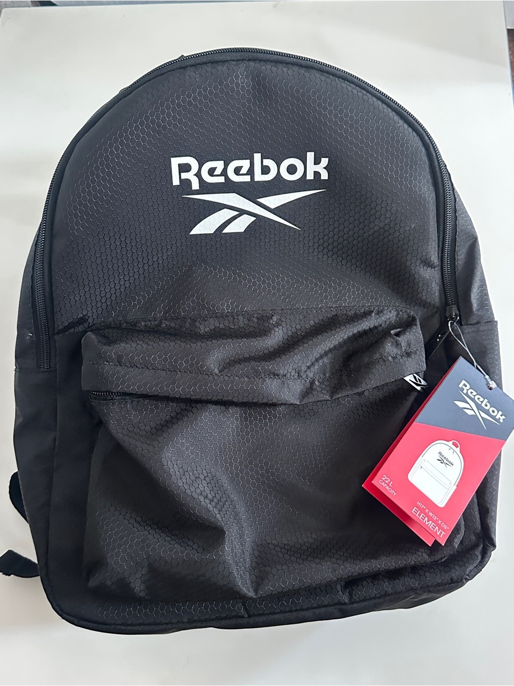 NWT Reebok Black Backpack